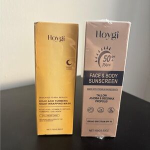 Hoygi Night Mask and Sunscreen Set